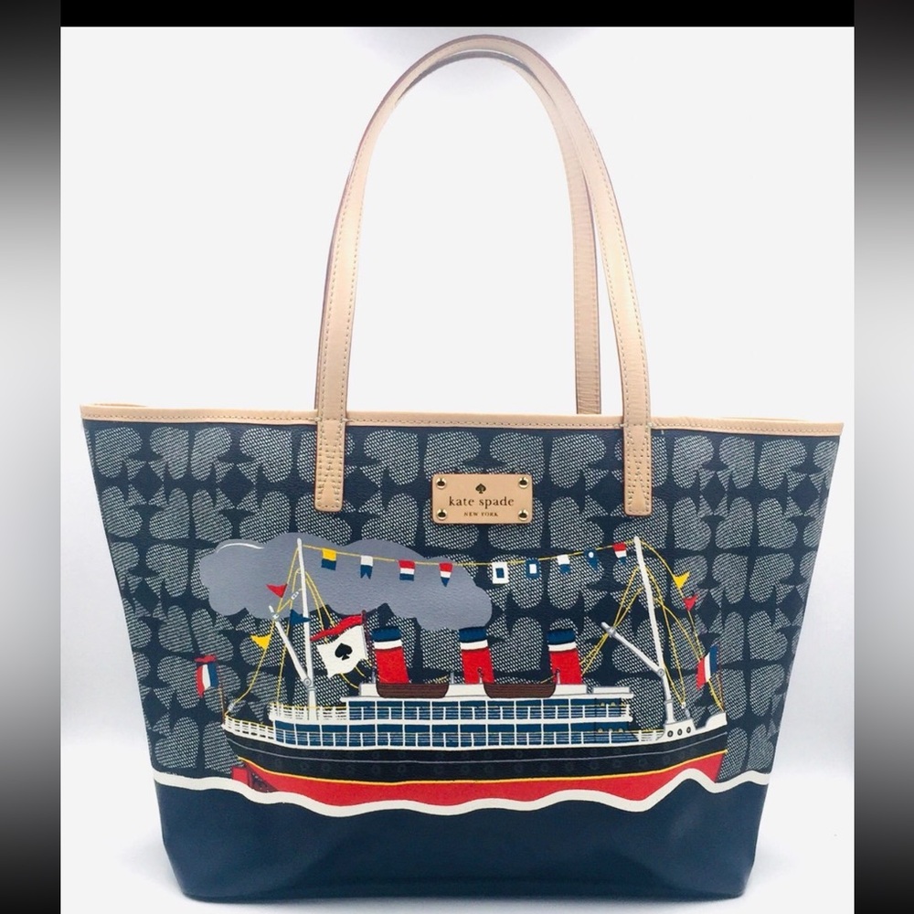 Kate Spade Ace of Spades Boat Tote